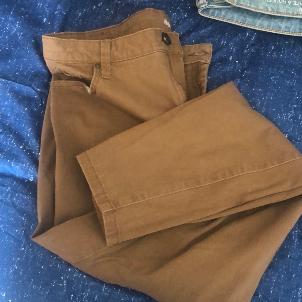 Tan brown jeggings